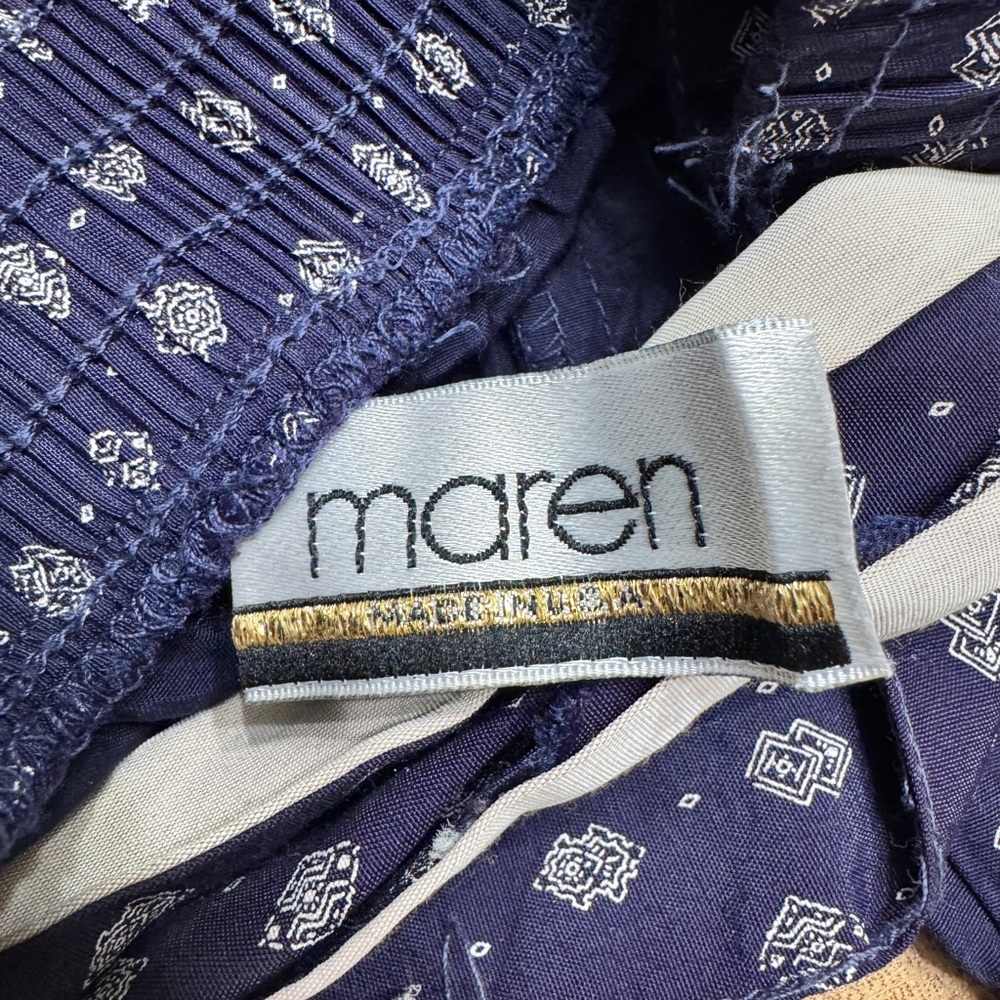 Preloved - Navy Pants with Belt Tie - Picture 5 of 5